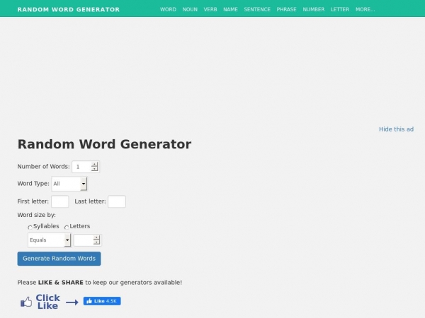 randomwordgenerator.com