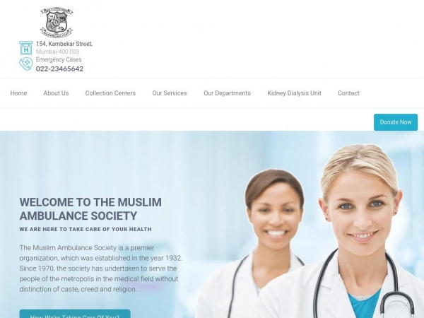 themuslimambulancesociety.com